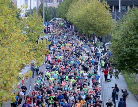 Picture of runners at the Newport Marathon