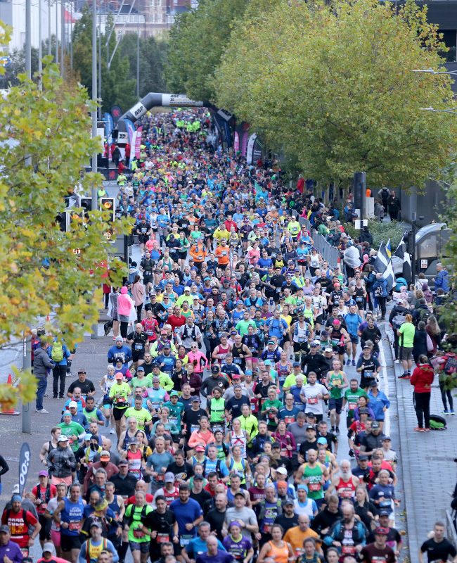 Picture of runners Newport Marathon