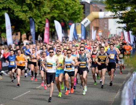 Picture of runners Newport Marathon