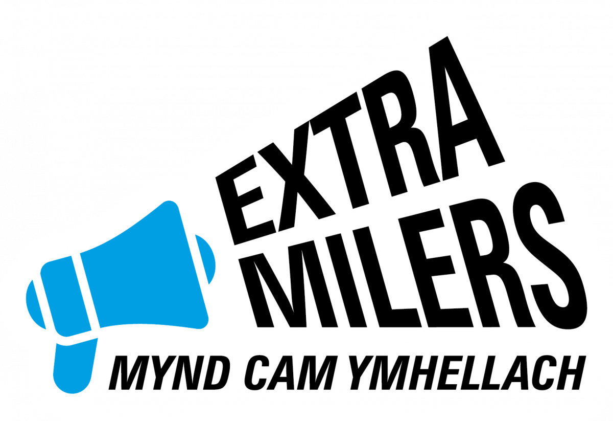 R4W Extra Milers-blue-black-white-border